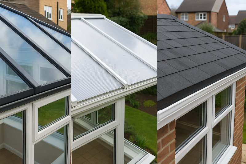 Glass vs Polycarbonate vs Guardian Warm Roof
